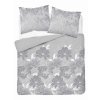 Ložní prádlo z mikrovlákna 220x200 šedé květy 4975 A Light 71