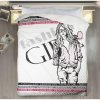 Dekorativní přehoz 200x220 Dora fashion girl bílý růžový černý
