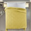 Dekorativní přehoz na postel 170x210 Willy mustard