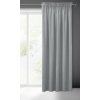 Záclona 140x270 Sibel stříbrný velur připravená na pásku Pierre Cardin