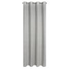 Záclona 140x250 Cindy stříbrná připravená na průchodky v ekologickém stylu Eurofirany