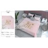 Dekorativní přehoz na postel 220x240 You&Me pink powder gold K_68 112 Přehoz na postel