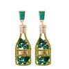 Náušnice Prosecco - zelená lahev