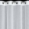 Záclona připravena 140x250 Margaret 6 bílá zdobená mohérovou nití připravená na poutko Eurofirany