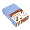 Froté prostěradlo s gumou 60x120 modrá 028 tloušťka 200g/m2 KARO