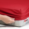 Jersey prostěradlo s gumou 60x120 červená 024 tloušťka 150g/m2 KARO