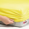 Jersey prostěradlo s gumou 80x160 žlutá citron 004 tloušťka 150g/m2 KARO