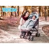 Triton Footmuff kočárek spací pytel béžový tmavý TDST-71