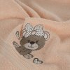 Dětská osuška 70x140 Baby 65 apricot teddy 450g/m2 Eurofirany