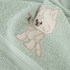 Dětská osuška 70x140 Baby 66 mint medvídek 450g/m2 Eurofirany