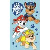 Dětská osuška 30x50 Paw Patrol Boys modrá dětská bavlna JF24