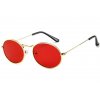 Retro kulaté sluneční brýle s UV 400 filtrem, barva obrouček dle výběru, rozměry čočky 40x55 mm