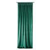Zatemňovací závěs 140x270 Villa tmavě zelený připravený na pásku Eurofirany