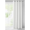 135x250 Parisa bílá zatemňovací jednobarevná hotová záclona s průchodkami