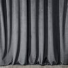 Záclona 140x270 Melanie graphite velvet ready on tape Eurofirany