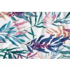 Ubrus 140x220 tyrkysové listy 4273 A Panama 17