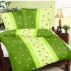 200x220 vzor 125/5 Margaret stojící zelený knoflík ložní prádlo 100% silná bavlna