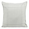 Dekorační povlak na polštář 45x45 Cuadro white ash striped velur Eurofirany