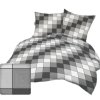Povlak na polštář Bark 40x40 cube geometric grey graphite 3D-1112A