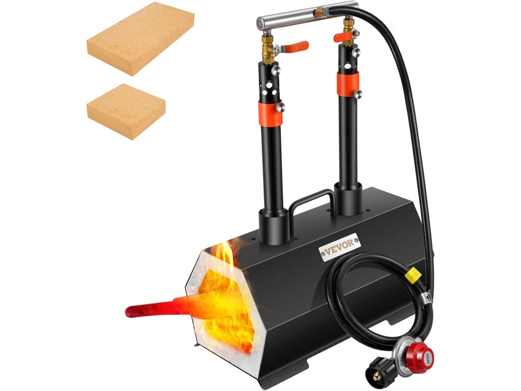 Přenosná propanová kovárna VEVOR se 2 hořáky