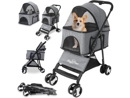 Skládací kočárek Bingopaw pro psy a kočky