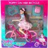 Nová panenka Poppy na kole