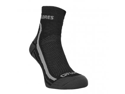 Funkční ponožky FLORES Active - černá/šedá