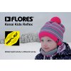 Dětská čepice FLORES Kenai Kids Reflex - růžová