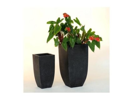 8656 kvetinac sklolaminat roma 30x59cm cerne terrazzo