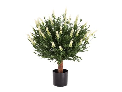 AnyConv.com 407806UVWI Kunstplant Lavendel Bol UV Wit 60cm in pot 1