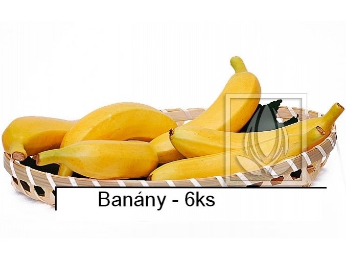 11389 umele ovoce banany 6ks