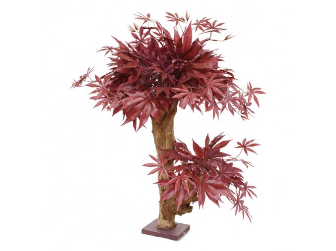 acer kunst bonsaiboom 60 cm burgundy 153306 1