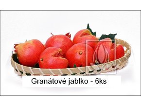 11377 umele ovoce granatova jablka 6ks