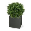 138205 buxus ball 50 panama 30 shiny grey