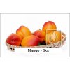 11395 umele ovoce mango 6ks zluto cervene