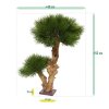 pinus bonsai kunstboom 55 cm op voet 151805 8 1