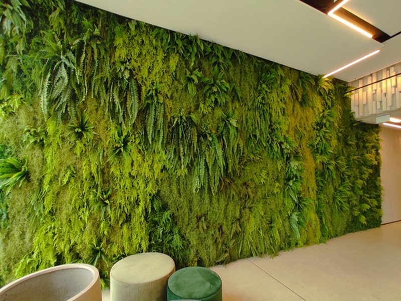 umělé zelené stěny