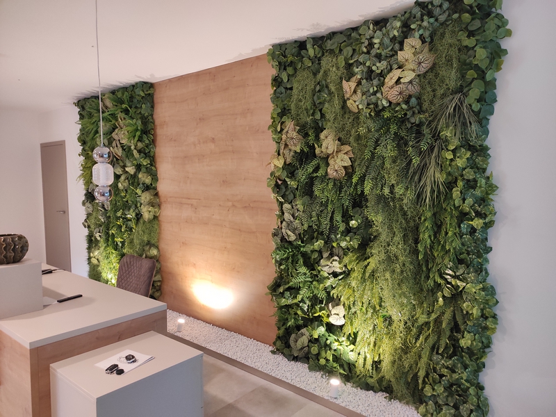 umělé zelené stěny