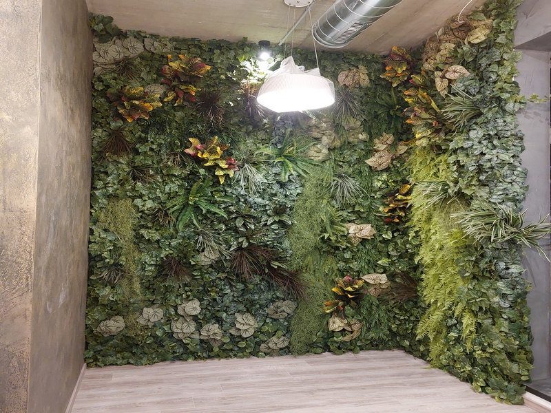 umělé zelené stěny