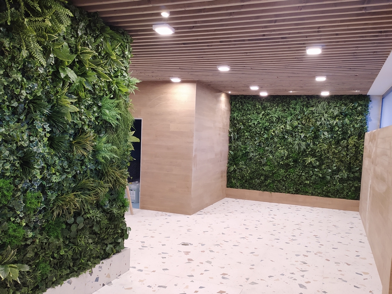 umělé zelené stěny