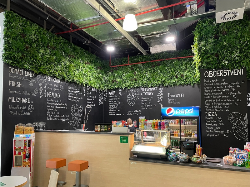 umělé zelené stěny