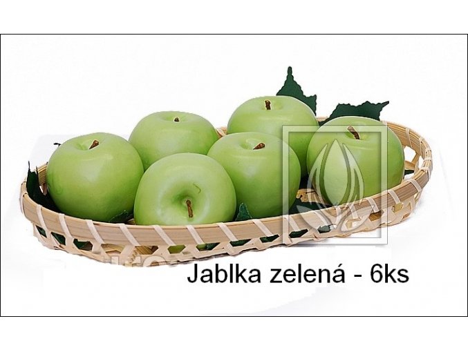 Umělé ovoce - Jablka zelená