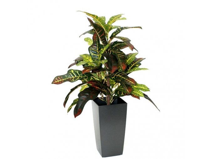 150205 croton kunstplant 50cm in cubico 14cm