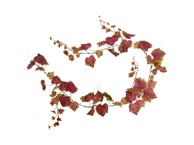 Umělá rostlina girlanda révová  - rosé (180cm)
