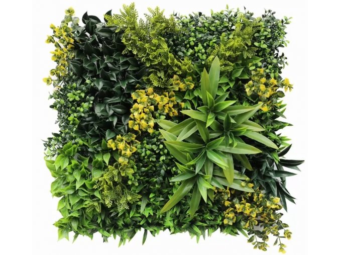 Dracaena yellow Kunsthaag plantenwand