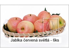 Umělé ovoce - Jablko červené světlé