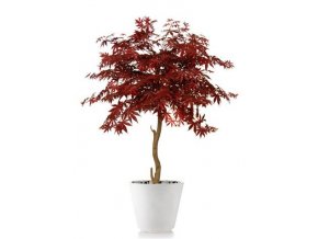 8482 umely strom maple topiary 120cm burgundy