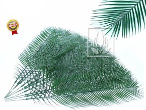 Umělý list palmový, sada 10ks (Varianta (130cm) plast)