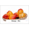 Umělé ovoce - Mango (6ks) žluto-červené