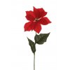 Umělá květina Poinsetia (63cm) červená  vánoční hvězda